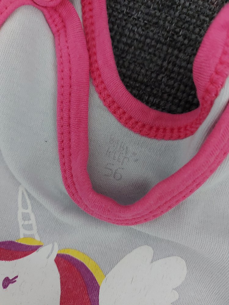 supersüßes Babymädchen-Set mit Einhorn: Strampler und Jäckchen, Gr. 56