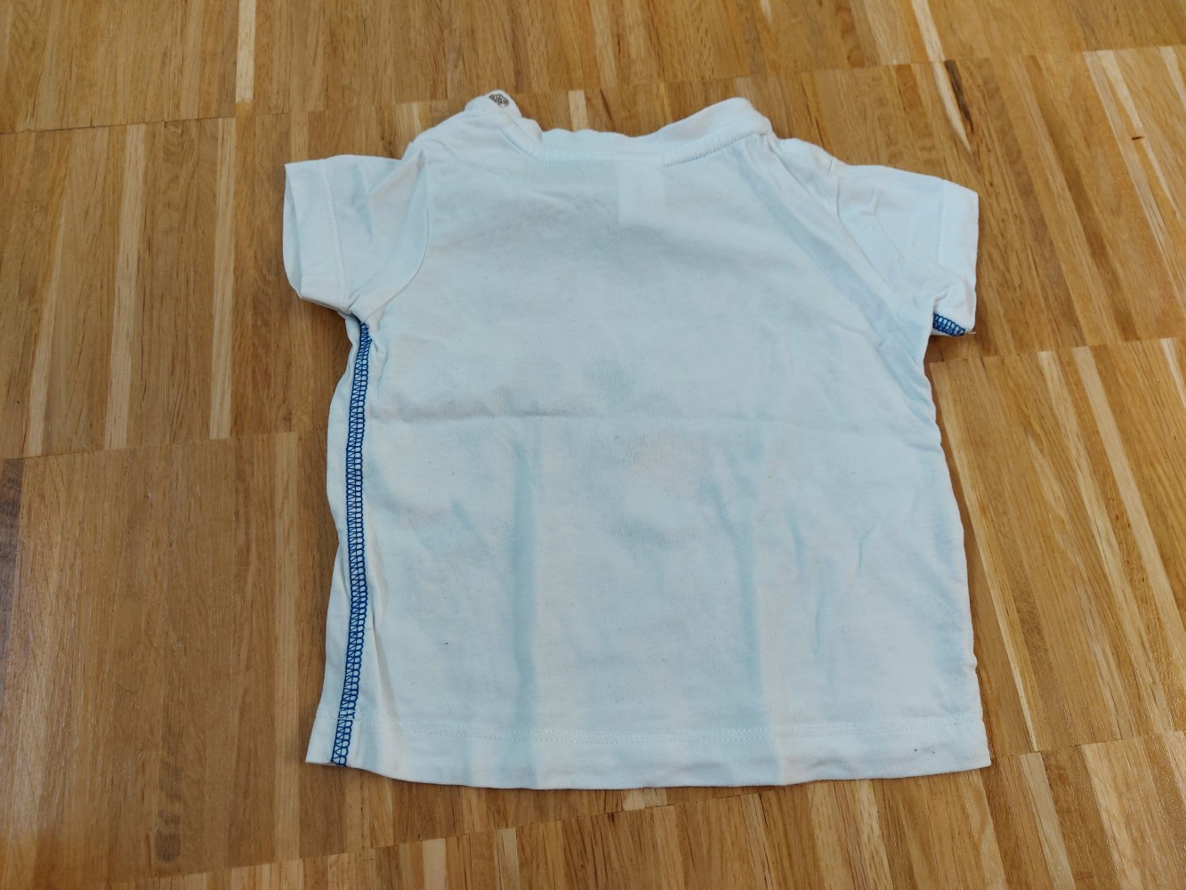 kurzärmliges weißes T-Shirt mit Mickey Mouse Gr. 68