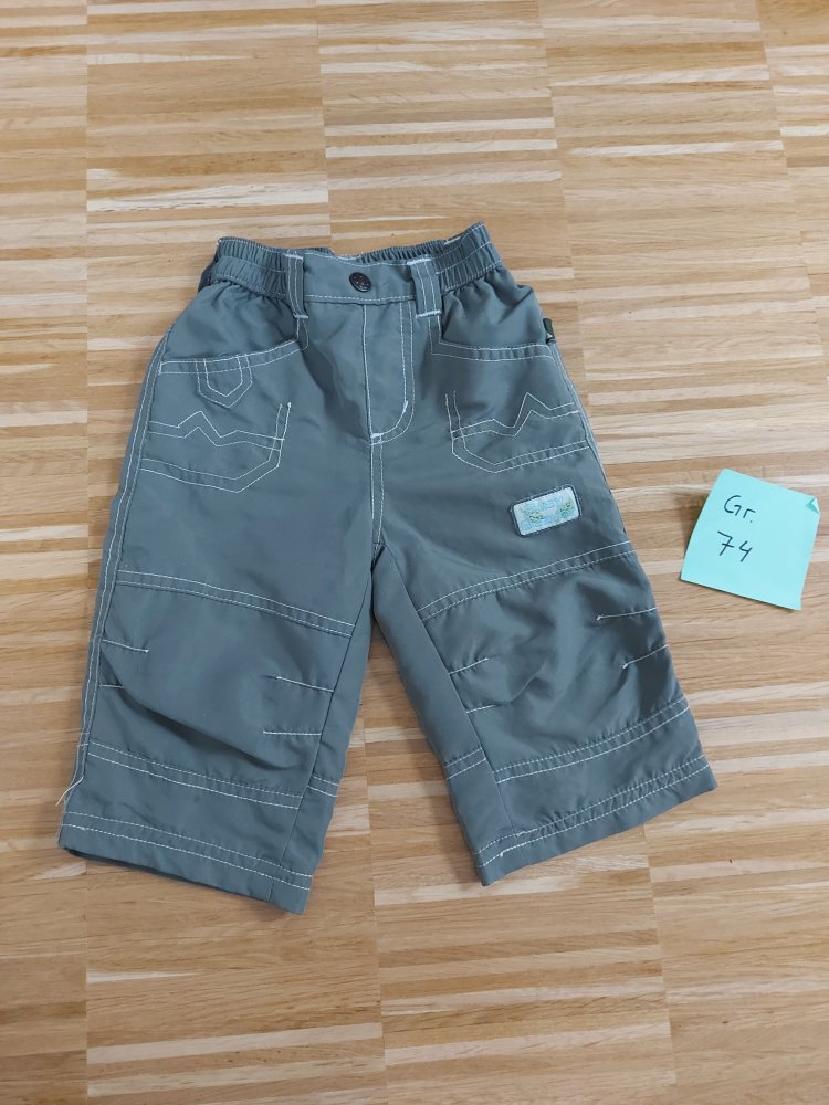 khakifarbene Babyhose im Cargo-Style, Gr. 74 (6-9 Monate)