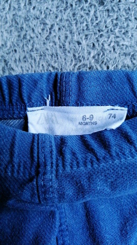 blaue Babyhose / Leggings, Gr. 74