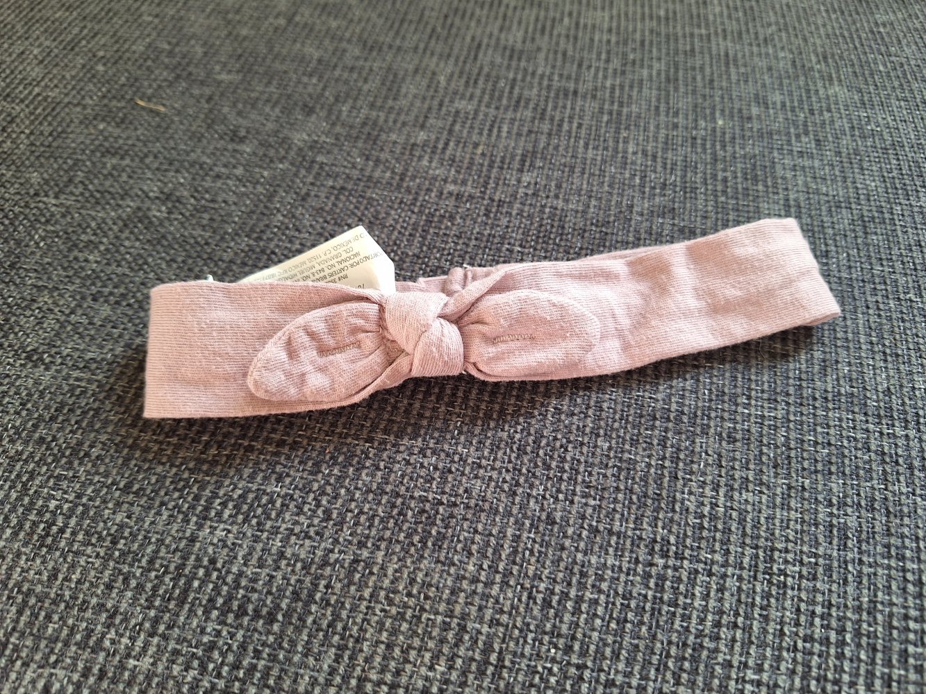 altrosa Haarband mit Schleife