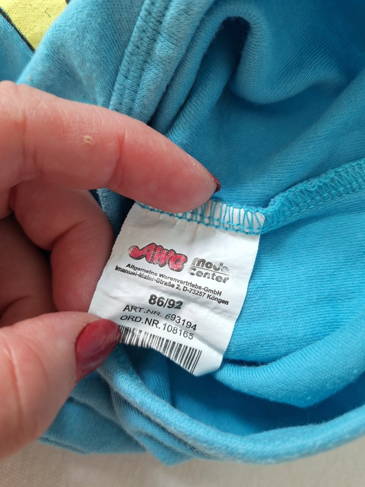 blauer Kurzarmbody mit süßem Winnie-Pooh-Print, Gr. 86/92