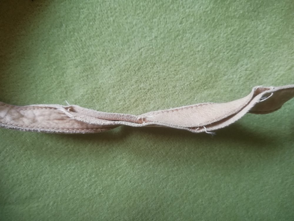 Lederbeutel Beuteltasche Echtleder hellbraun Vintage groß