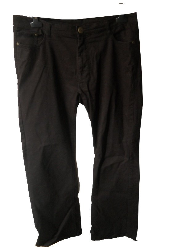 Jeans Twillhose schwarz 5-Pocket Gr. 46