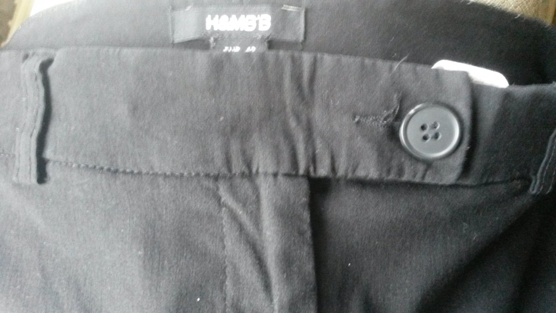 Hose - Schlaghose - Stoffhose - Business - schwarz - H&M - Gr. 42