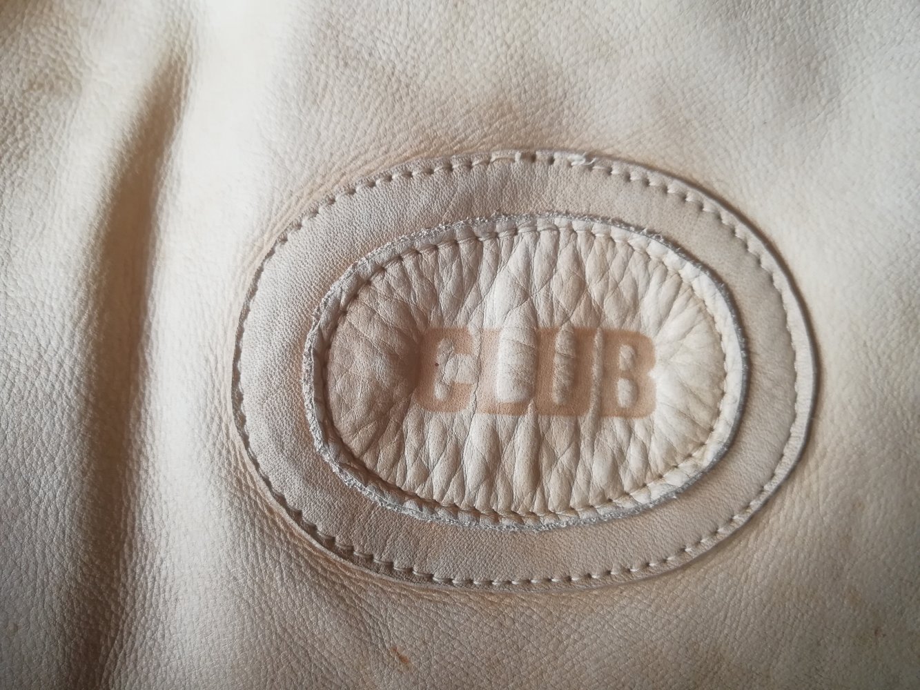 Lederbeutel Beuteltasche Echtleder hellbraun Vintage groß