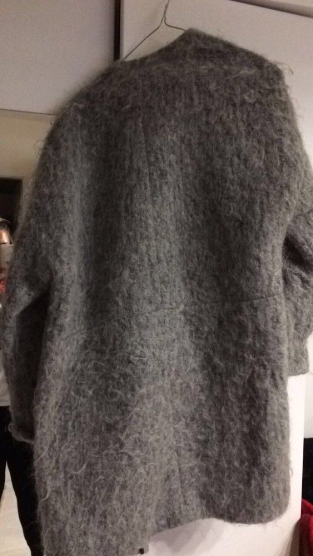 Oversize filz Mantel Zara 
