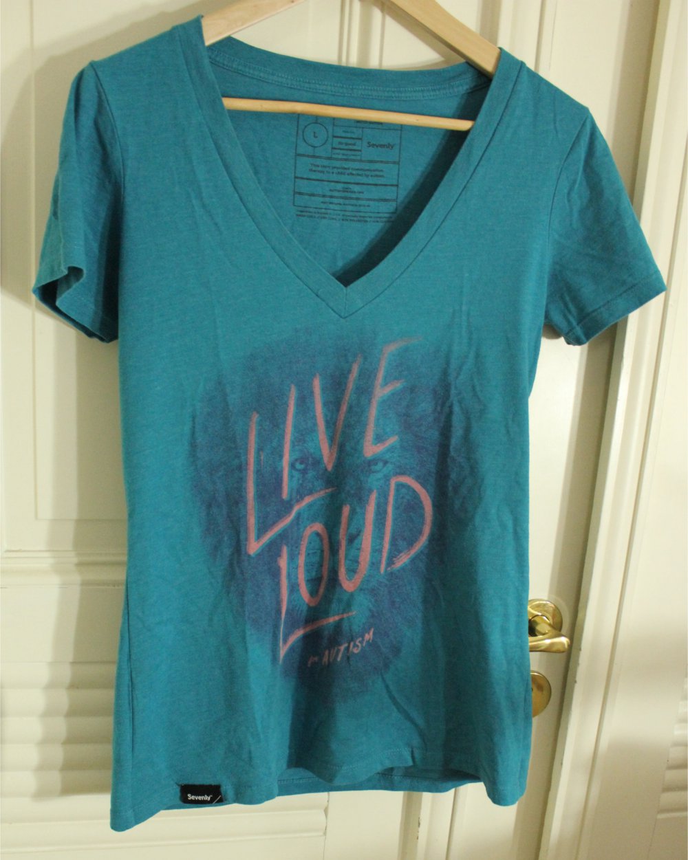 Sevenly Autism T-Shirt Live Loud