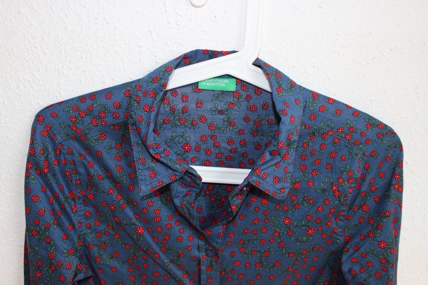 United Colors of Benetton Bluse Blau 34 XS