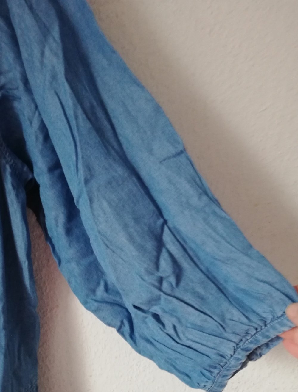 H&M Süsse Tunika Jeans Style Hellblau Gr 58 NEU mit Etikett