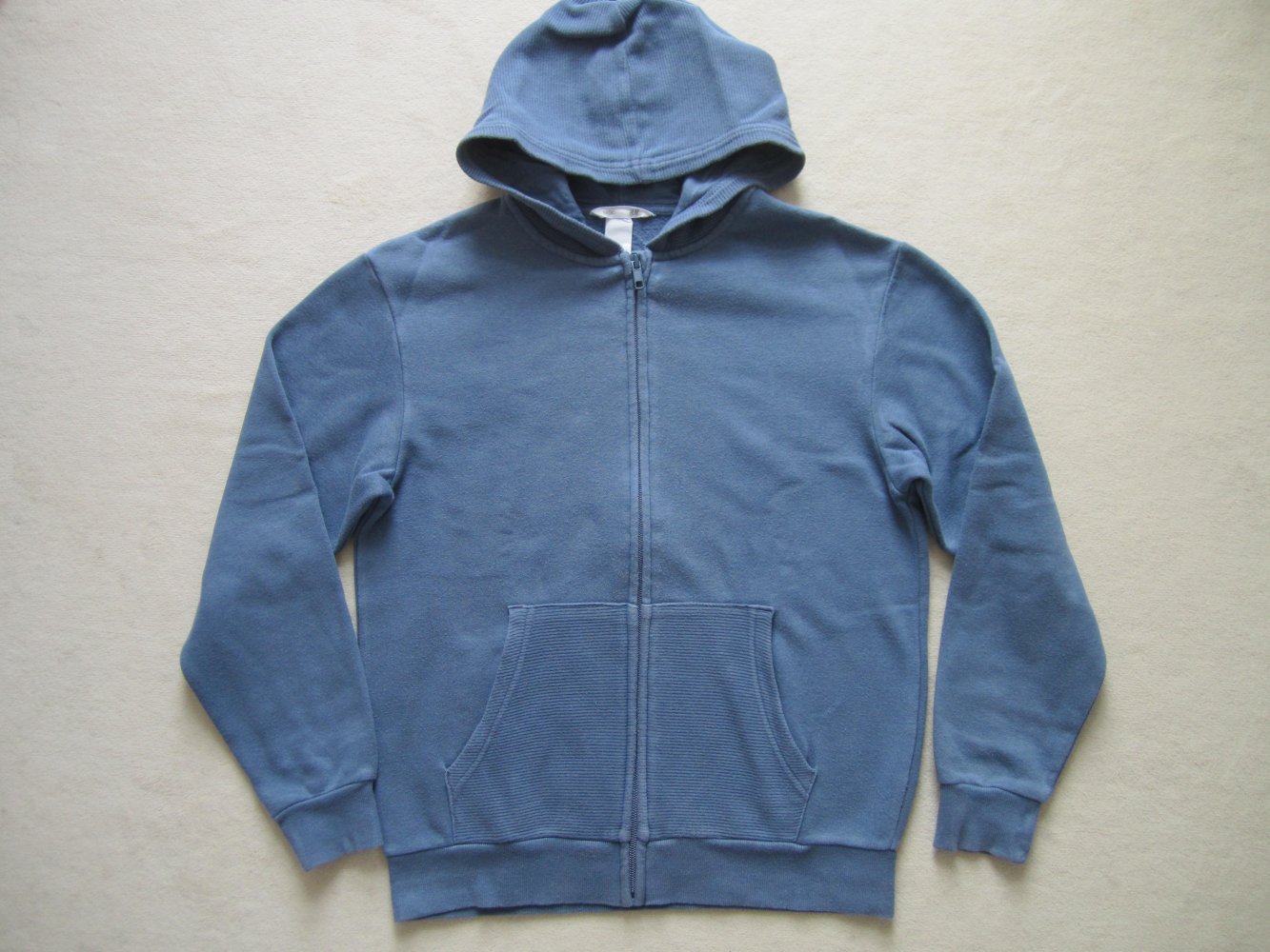 H&M Kapuzen-Sweatjacke 146/152 jeansblau
