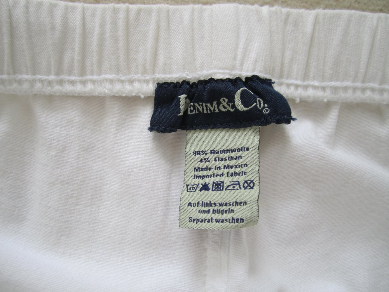 Denim &Co weiße Damen Jeans Gr. S neu