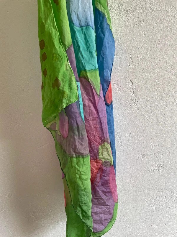 Großes Tuch aus Seide Vintage Silk