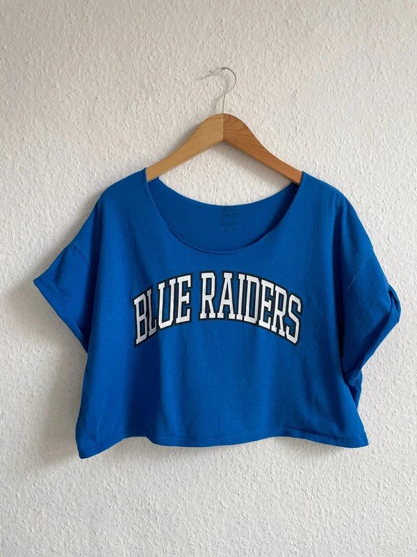 Blue Riders cropped Vintage Shirt