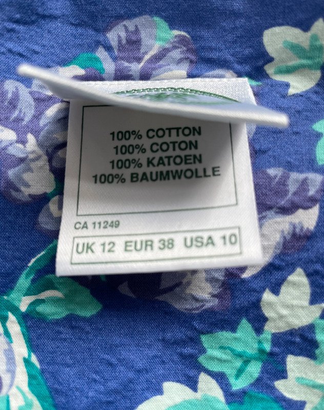 Laura Ashley 90s Blumen Kleid Floral Dress 90er Puffärmel