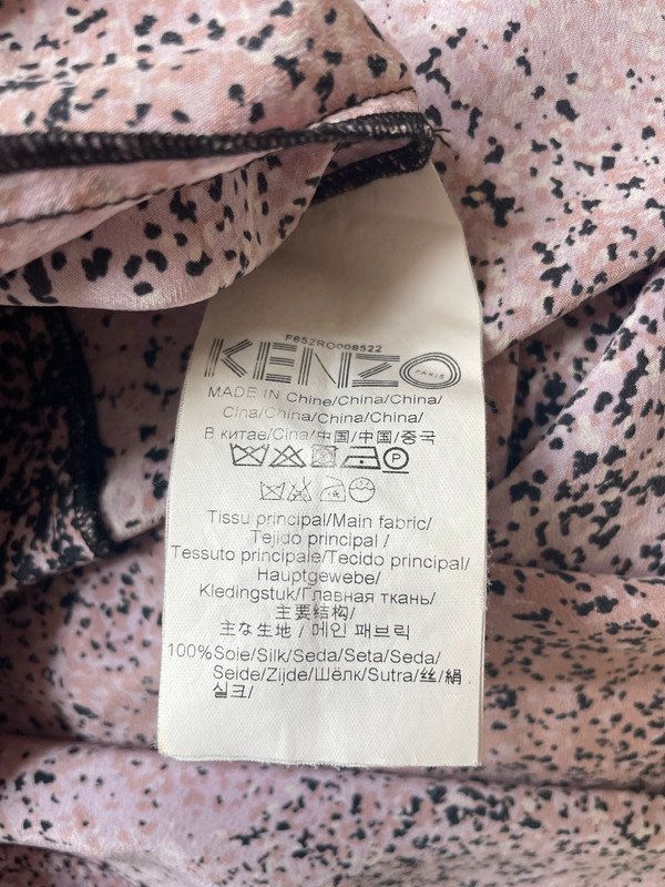 Kenzo Bodenlanges Kleid aus Seide Silk Dress