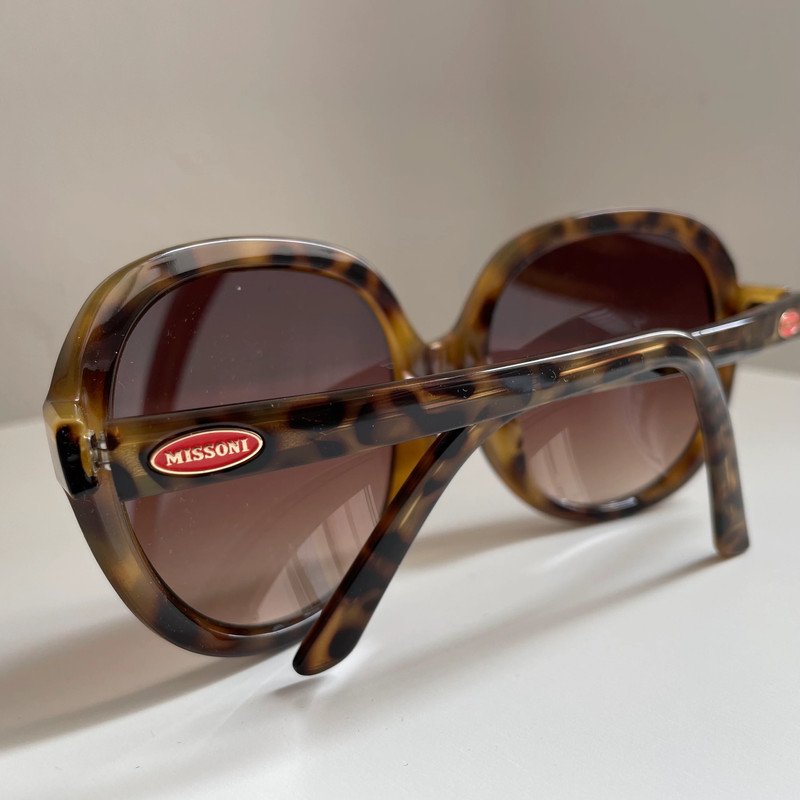 Missoni braune große Sonnenbrille Sunglasses