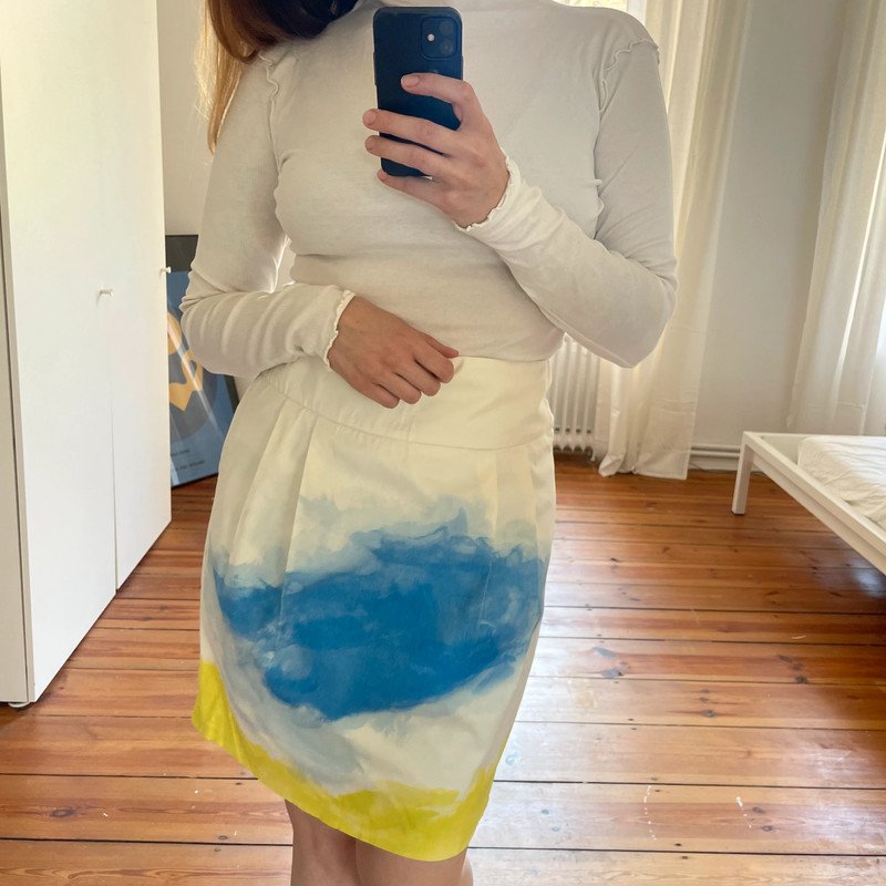 Moschino Cheap&Chic Rock mit abstrakten Print