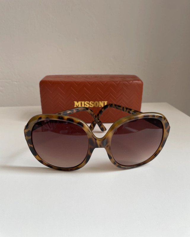 Missoni braune große Sonnenbrille Sunglasses