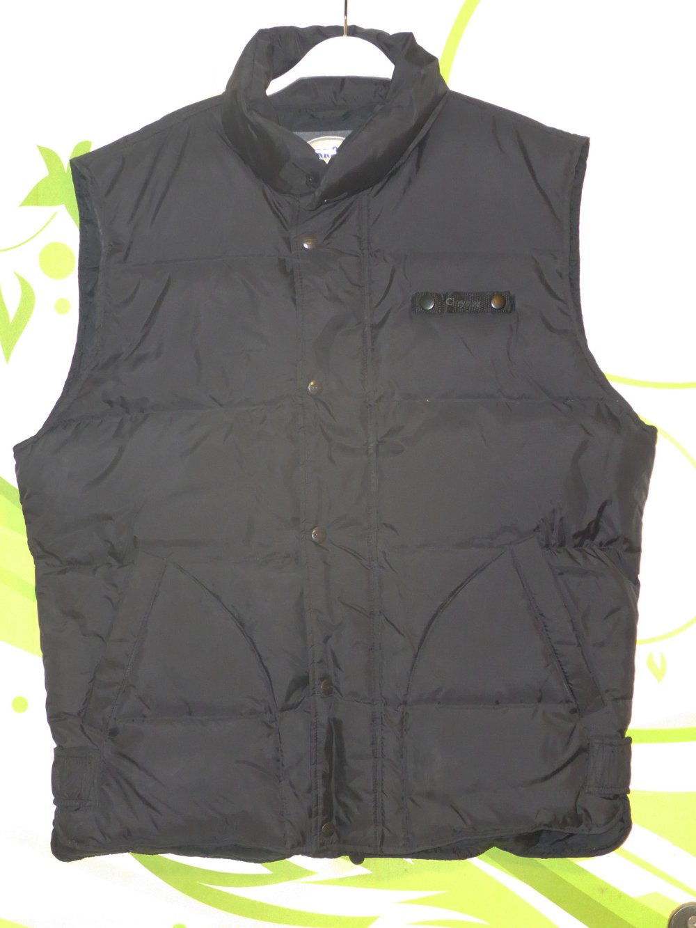 Steppgilet schwarz