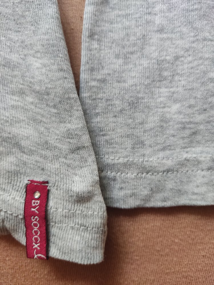 SOCCX Shirt Gr.S hellgrau