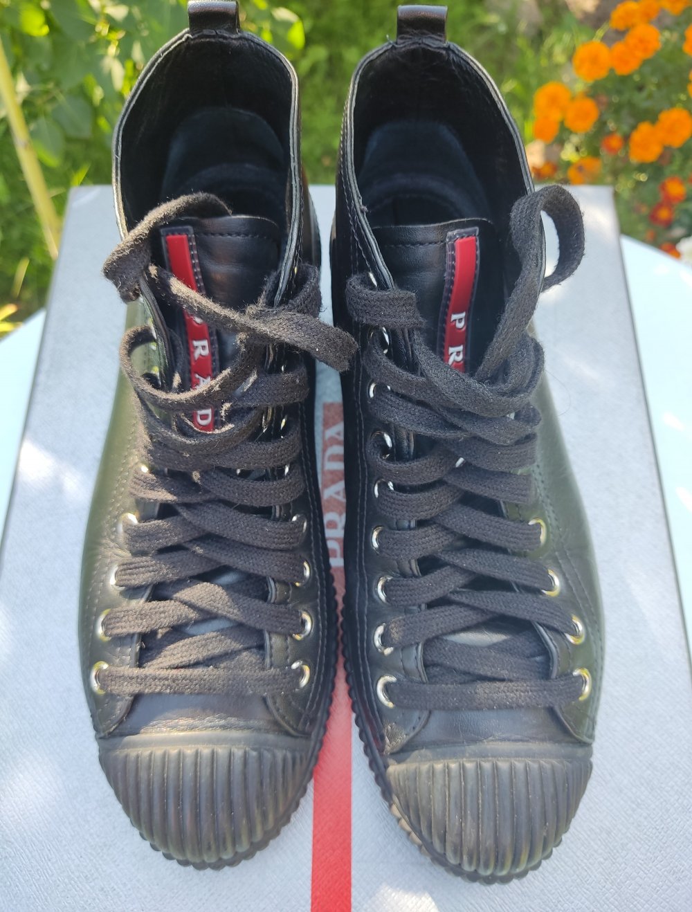 Prada Sneaker Gr.35/36 schwarz NEUwertig