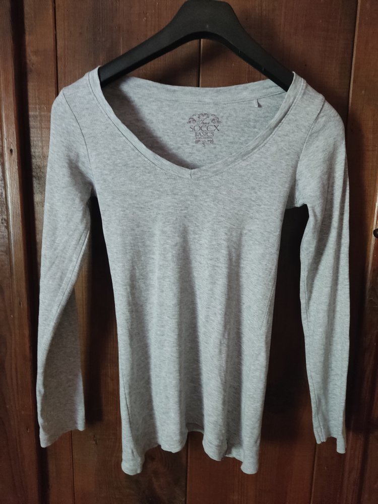 SOCCX Shirt Gr.S hellgrau