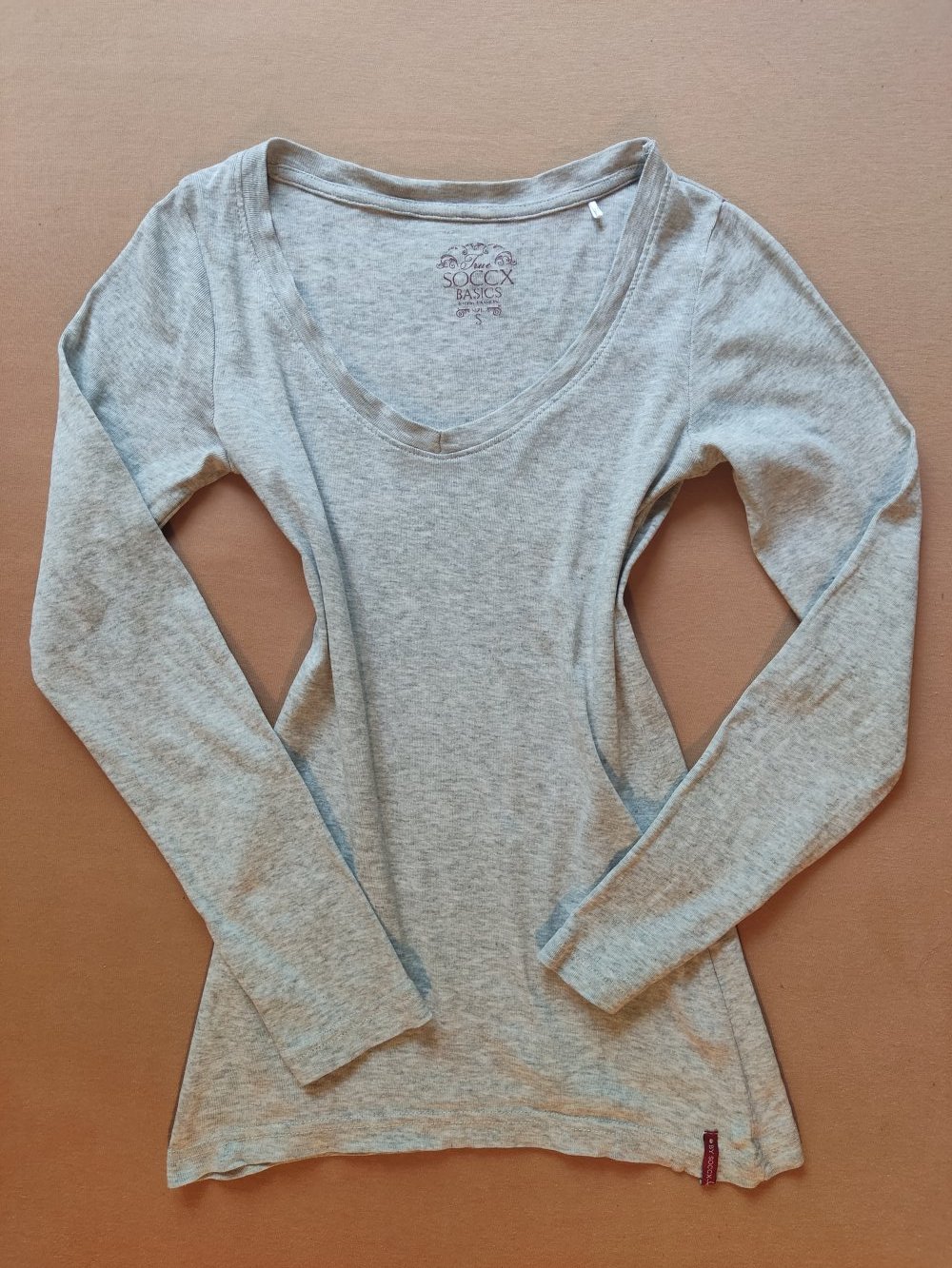 SOCCX Shirt Gr.S hellgrau