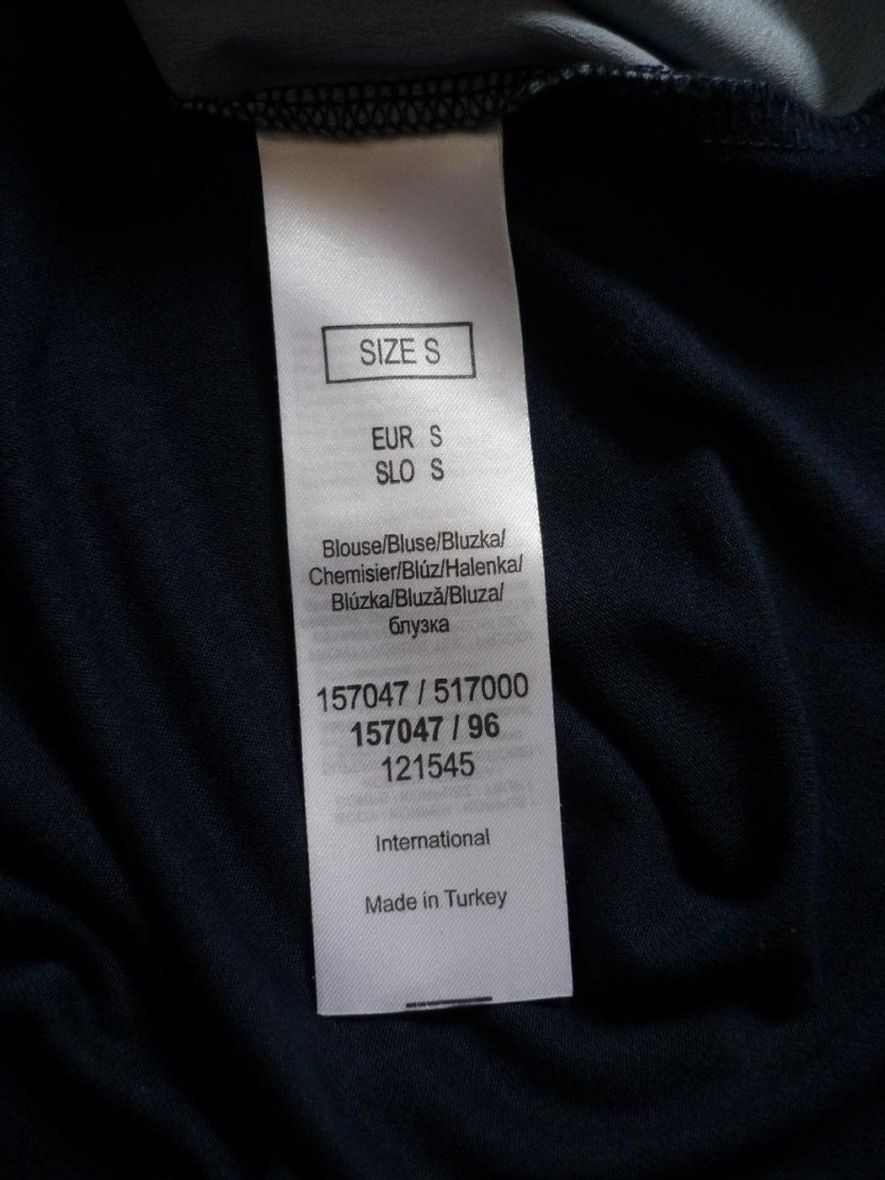 T-Shirt - Shirt - dunkel blau - Schmetterlinge - Gr. S - orsay