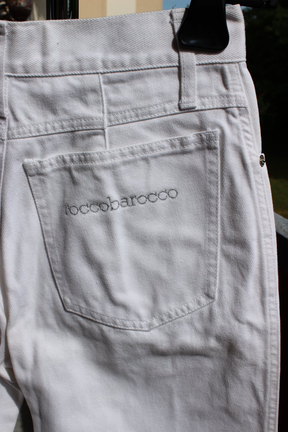 NEU! ROCCOBAROCCO High Waist Jeans Designer Vintage ital.Gr.43 / Inch 29 Rarität!