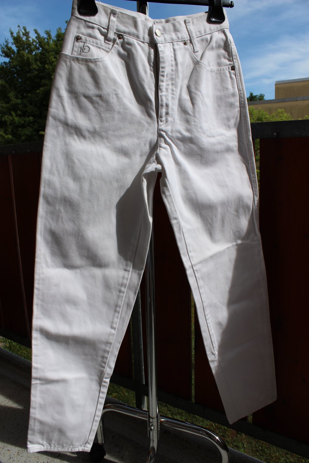 NEU! ROCCOBAROCCO High Waist Jeans Designer Vintage ital.Gr.43 / Inch 29 Rarität!
