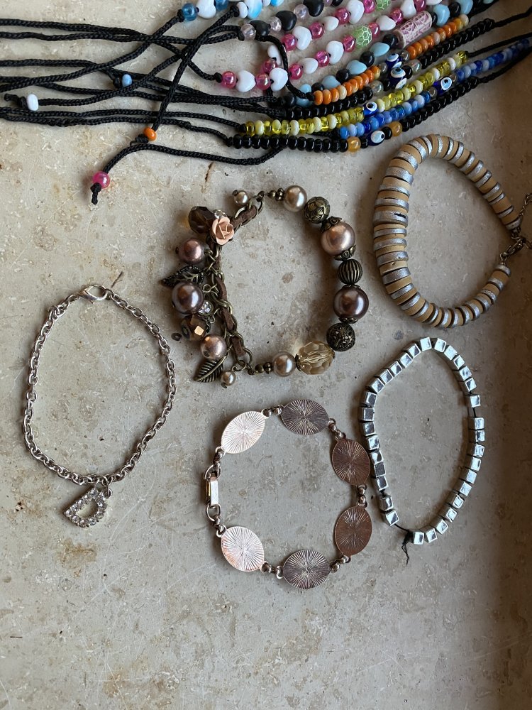 Armbänder Perlen Vintage Silber Gold Bijou Brigitte