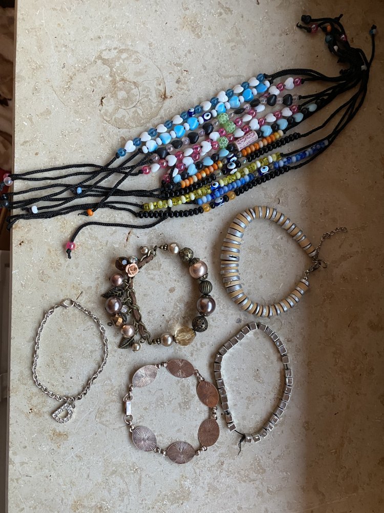 Armbänder Perlen Vintage Silber Gold Bijou Brigitte