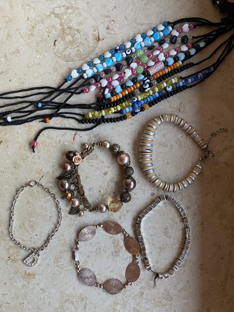 Armbänder Perlen Vintage Silber Gold Bijou Brigitte