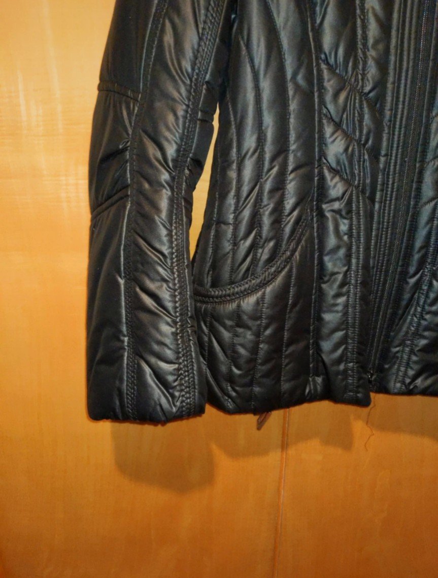 Wattierte Steppjacke mit Glanz ✨