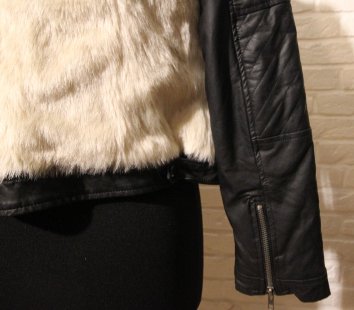 Sh Collection Jacke Biker Kunstfell Kunstpelz Herbst Winter 