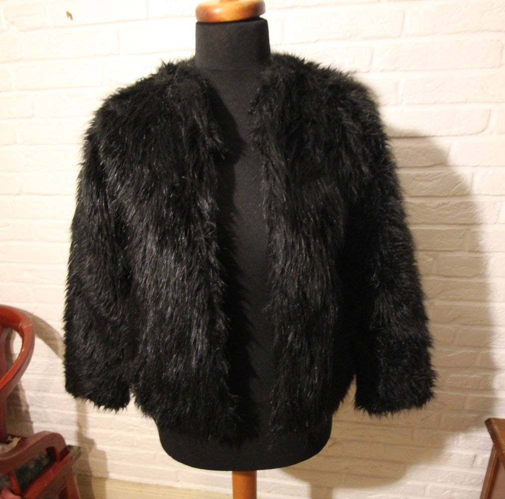 Ahlens Kunstfell Jacke Herbst Winter Teddy