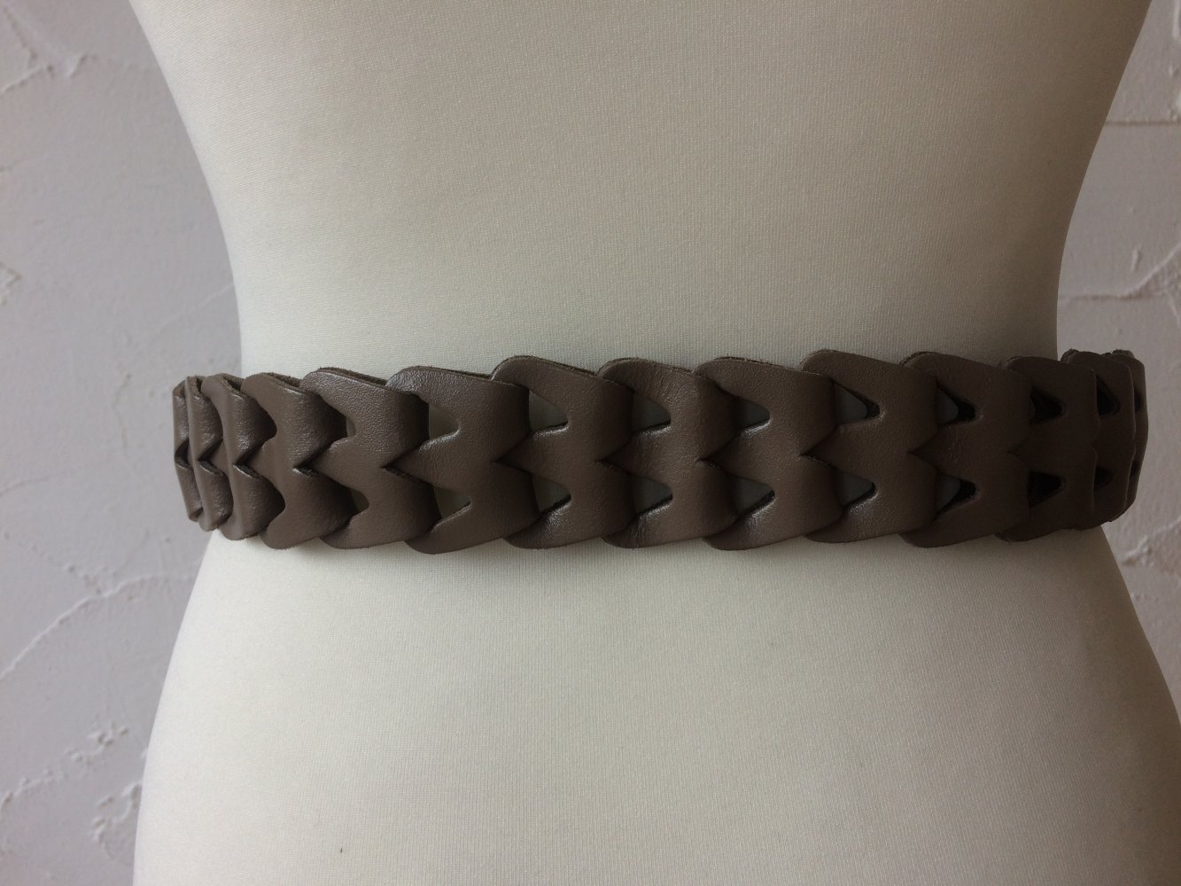 VINTAGE DAMEN  TAILLIEGÜRTEL SCHLAMMFARBE