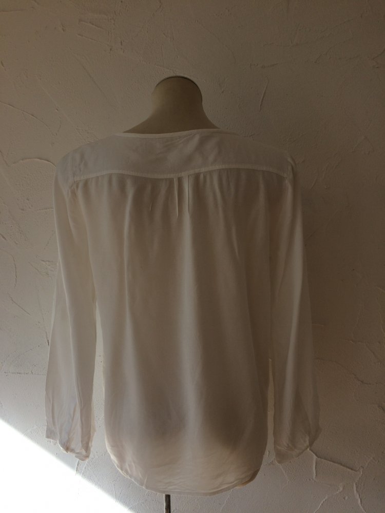 WEISSE BLUSE TUNIKA GR. 38/40