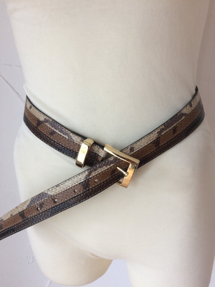 EXKLUSIVER LEDER TAILLIEGÜRTEL 