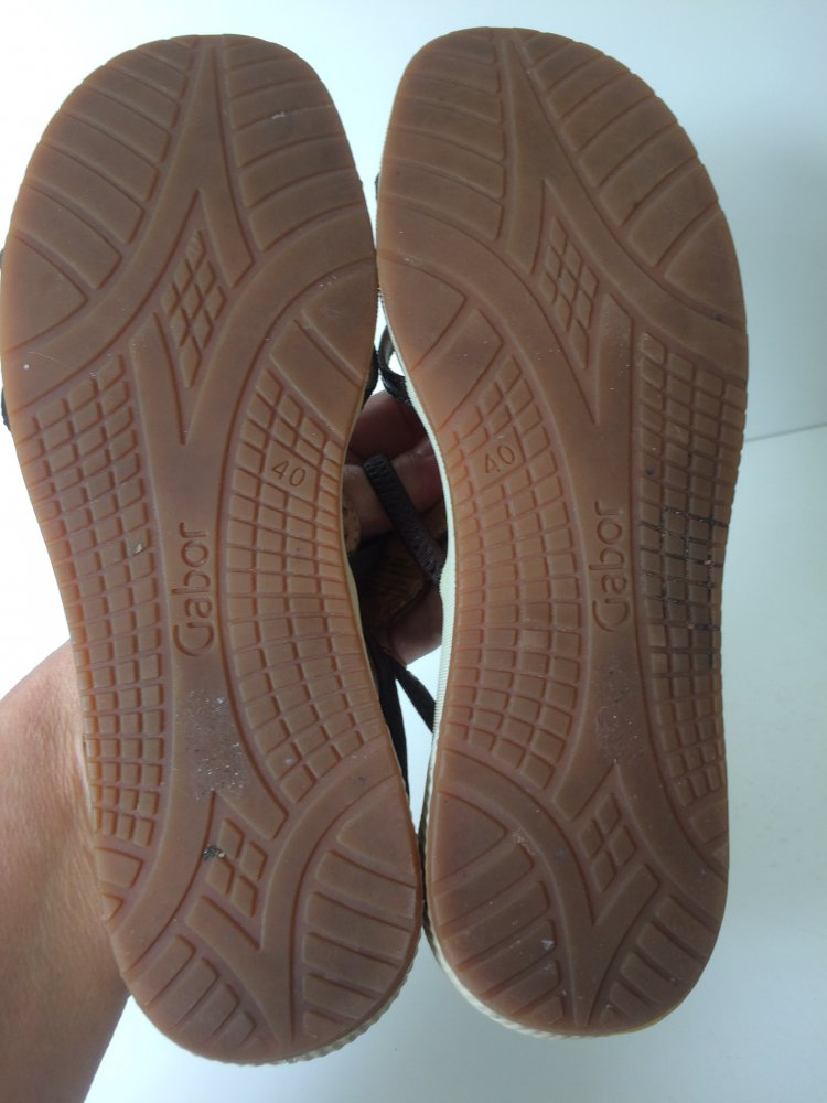 GABOR DAMEN LEDER SANDALEN GR. 40