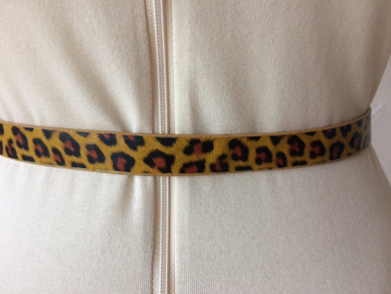 VINTAGE GÜRTEL LEOPRINT 