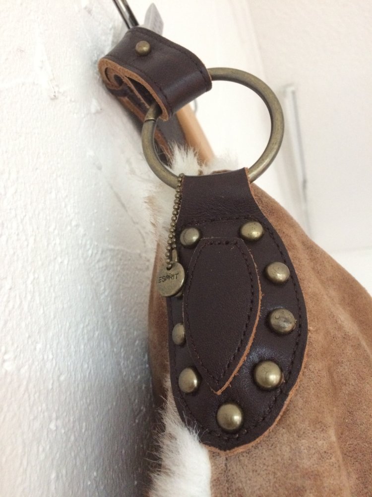 ESPRIT LAMMFELLOPTIK DAMEN TASCHE SHOPPER BAG 