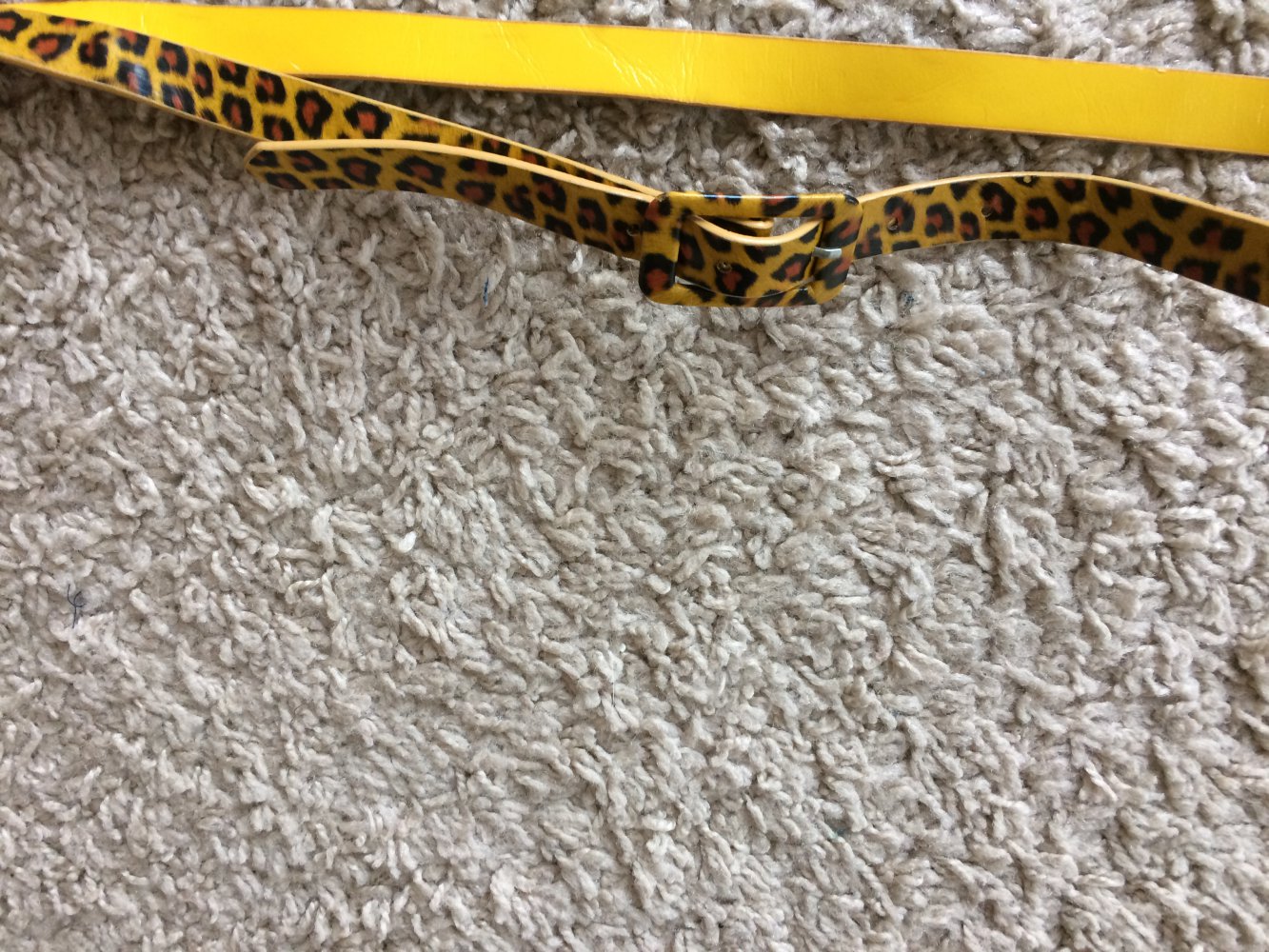 VINTAGE GÜRTEL LEOPRINT 