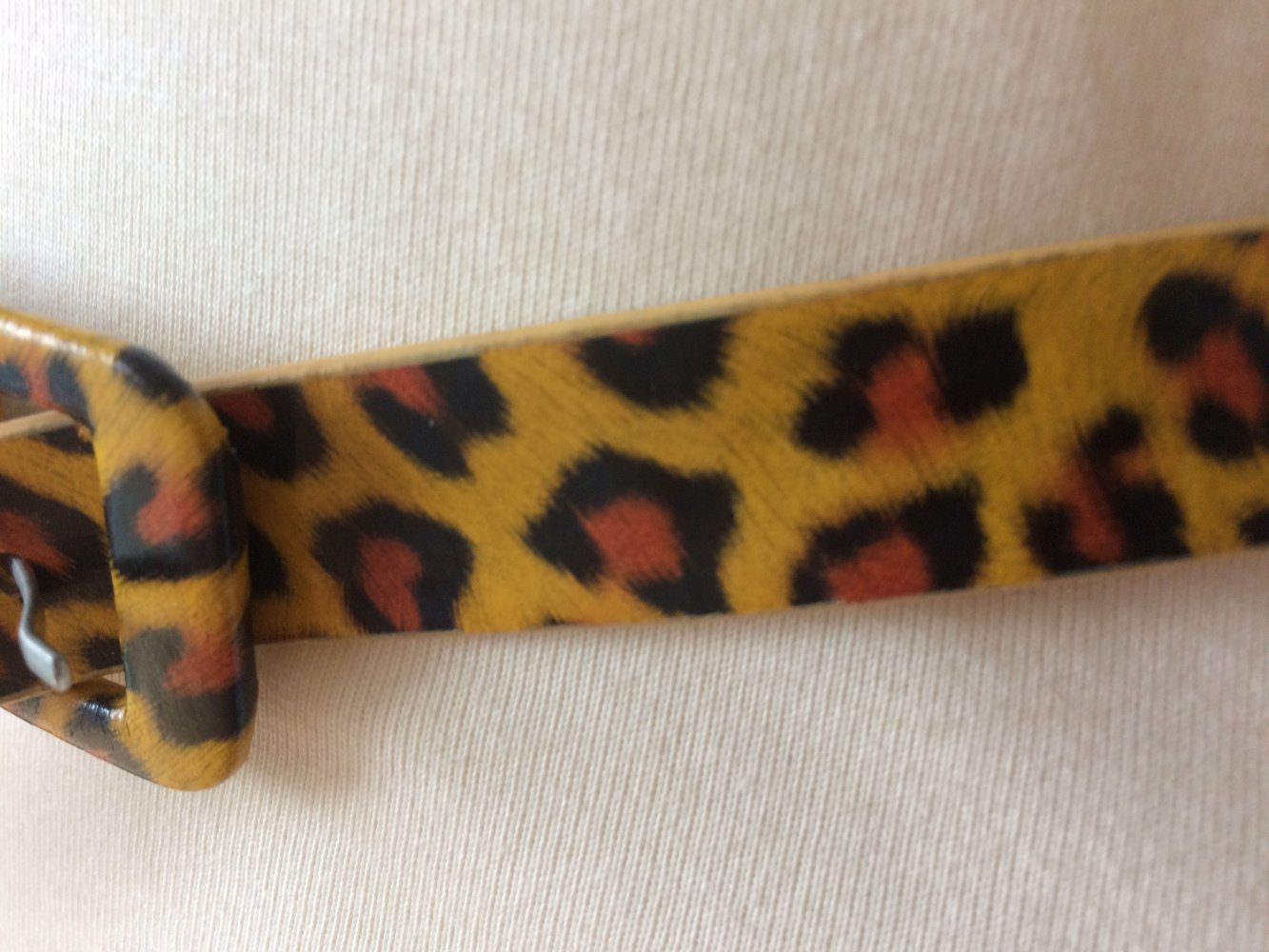 VINTAGE GÜRTEL LEOPRINT 