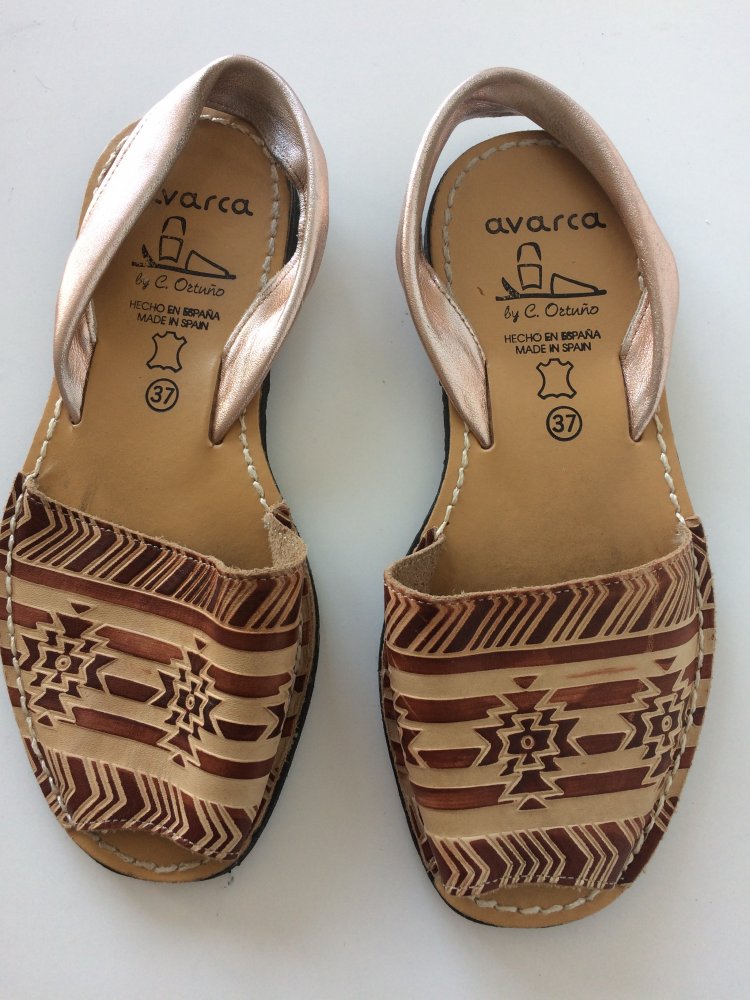 AVARCA DAMEN LEDER SANDALEN GR. 37