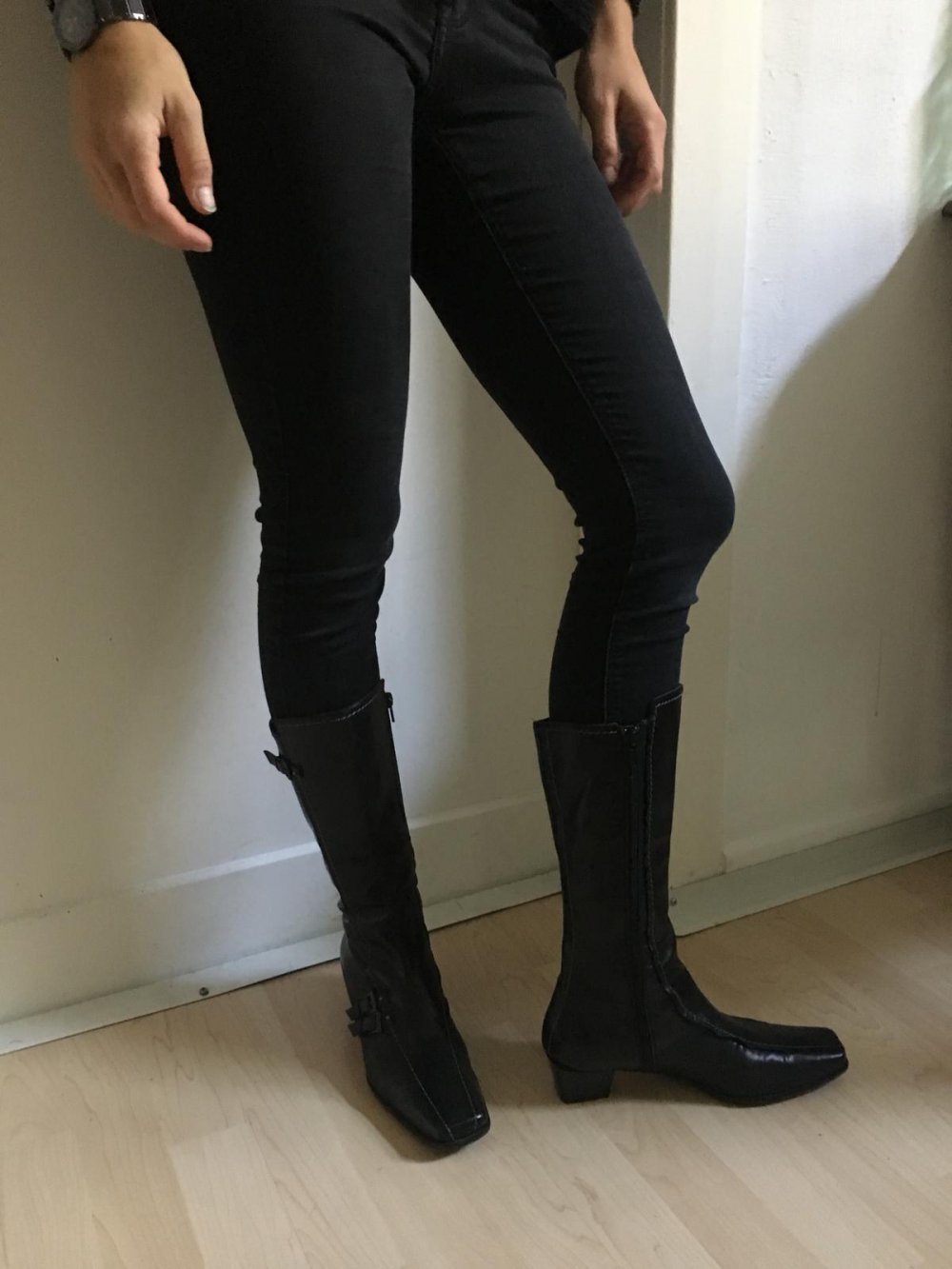 Stiefel, NEU, Leder, schwarz, Gr. 37