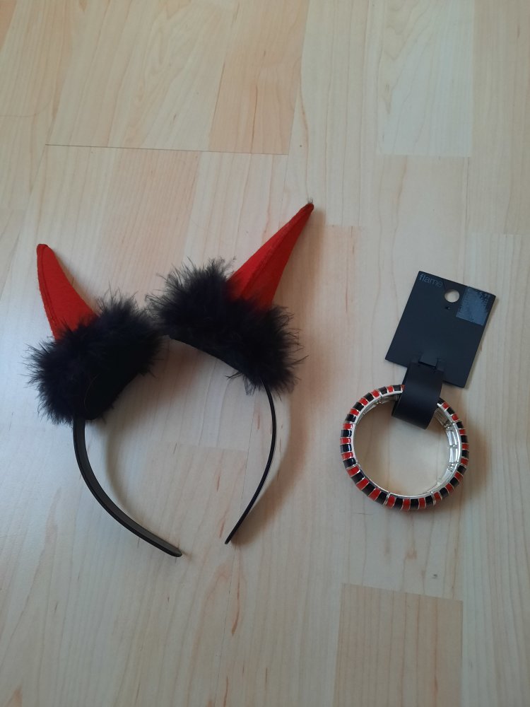 Haarreif Teufel Teufelshörner Halloween