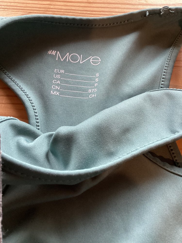 Sportbustier neuwertig gr.S von H&M