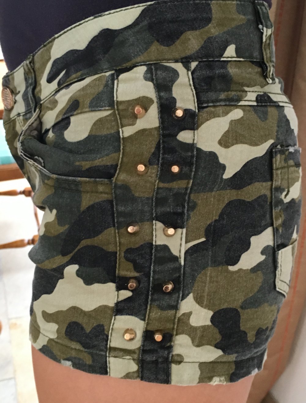 Beso & Boca, Hotpants, camouflage Style, grün, Gr. 36